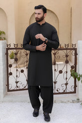 Shahenshah Cotton-JET-BLACK-PC007