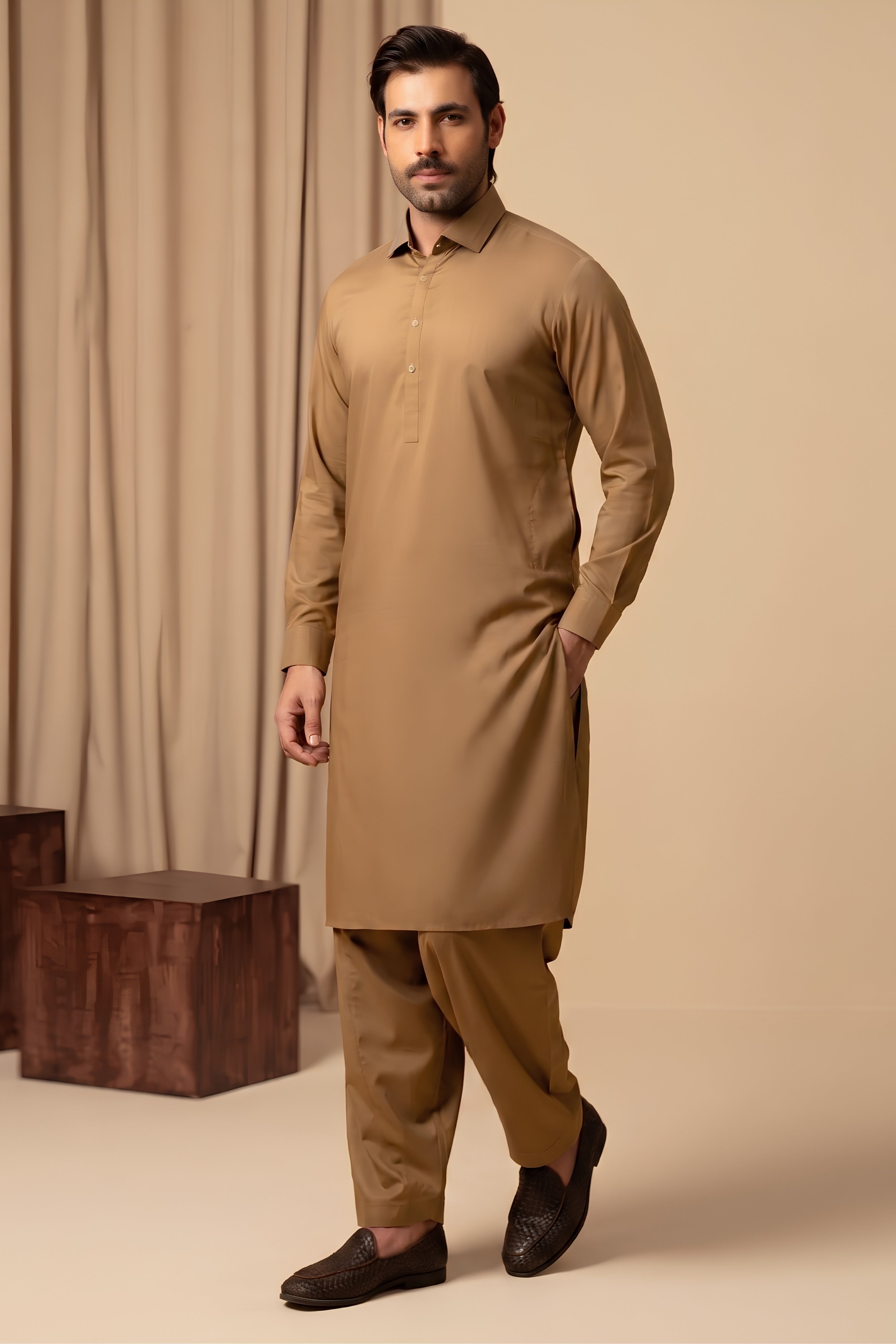 Shahenshah Cotton-BROWN-PC002