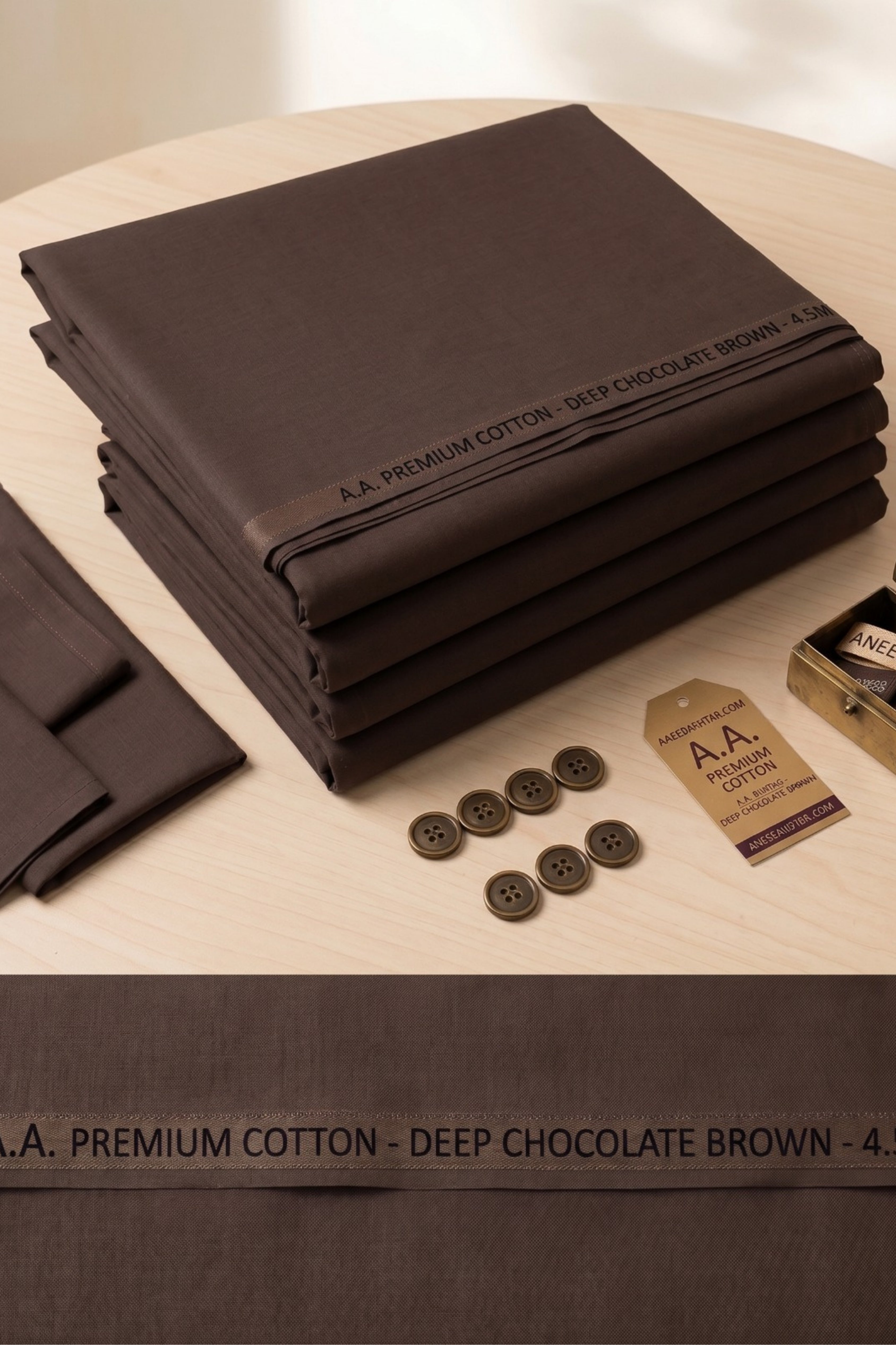 Shahenshah Cotton-DEEP-CHOCOLATE-BROWN-PC004