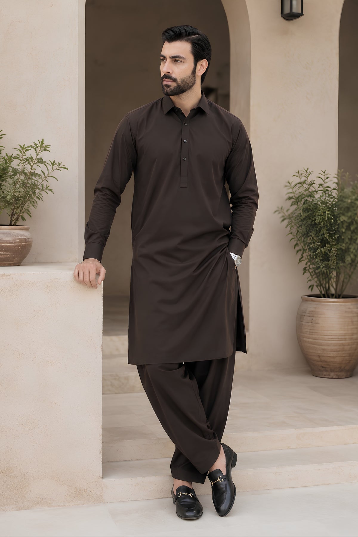 Shahenshah Cotton-DEEP-CHOCOLATE-BROWN-PC004