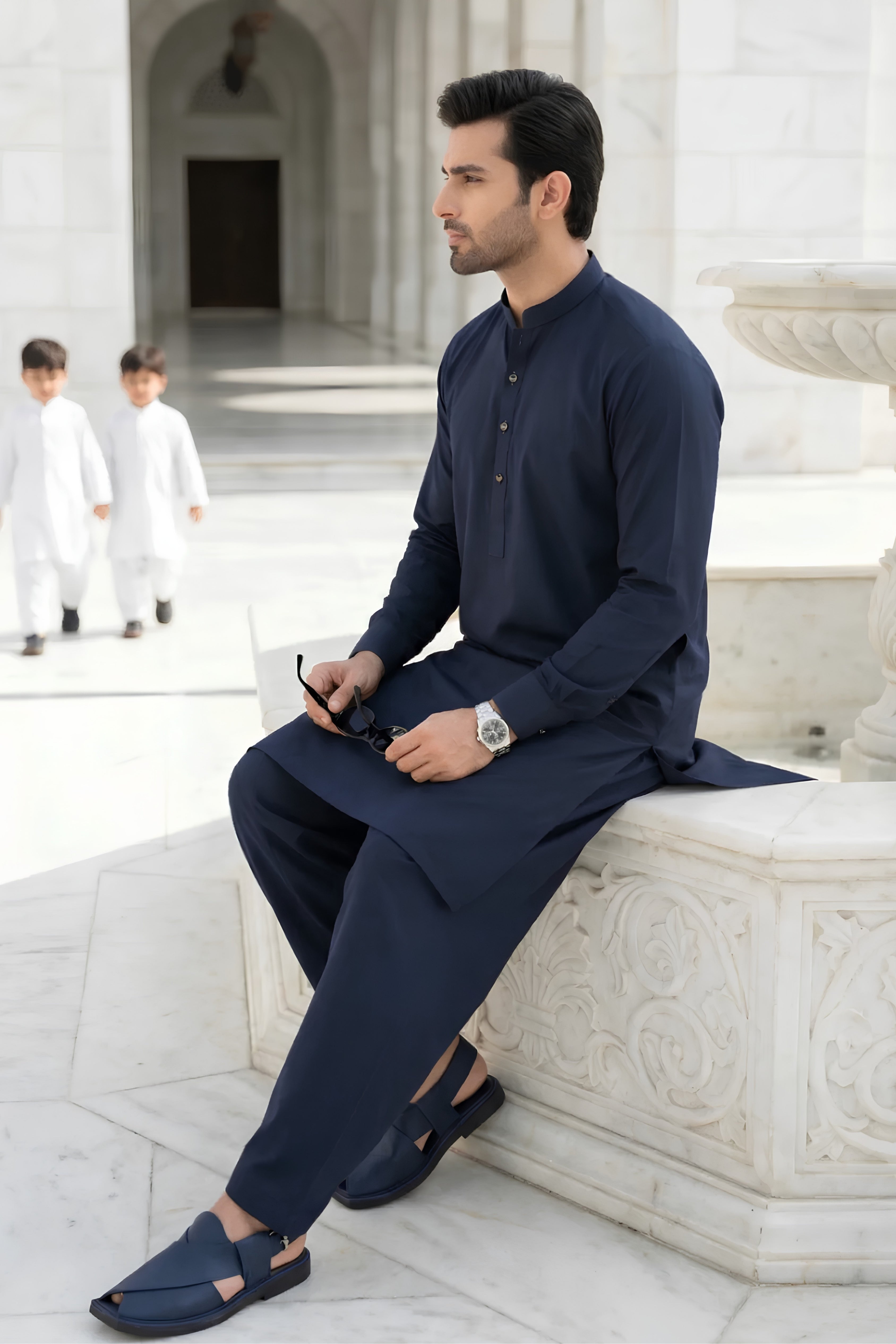 Shahenshah Cotton-NAVY-BLUE-PC006
