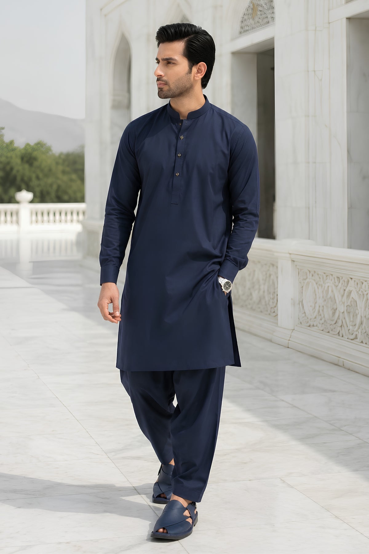 Shahenshah Cotton-NAVY-BLUE-PC006