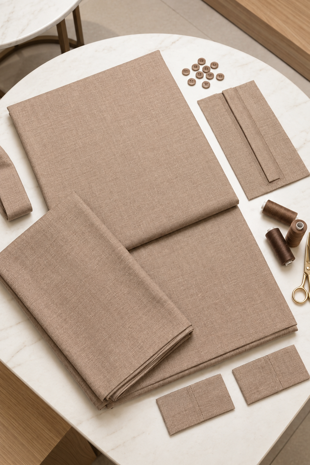 Majestic Wash & Wear Suit-BROWN-MW004